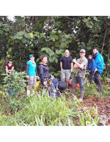 Walking in Cueva de los Tayos - Amazonía